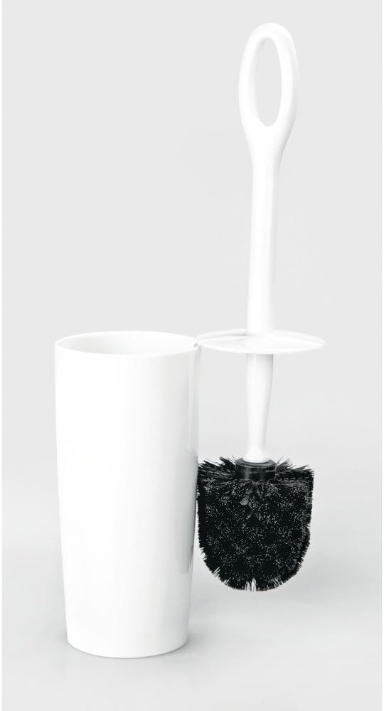 InterDesign iDesign Moda Toilet Bowl Brush and Holder - White