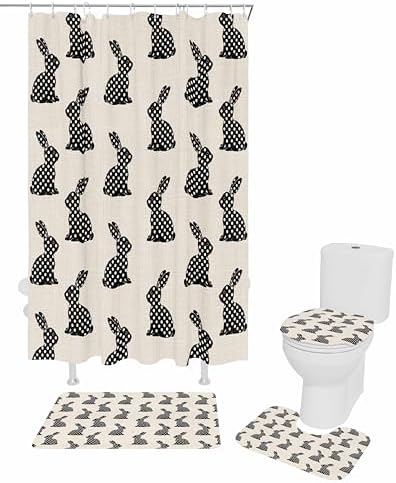 ZOE GARDEN Easter Rabbit Bathroom Set 1