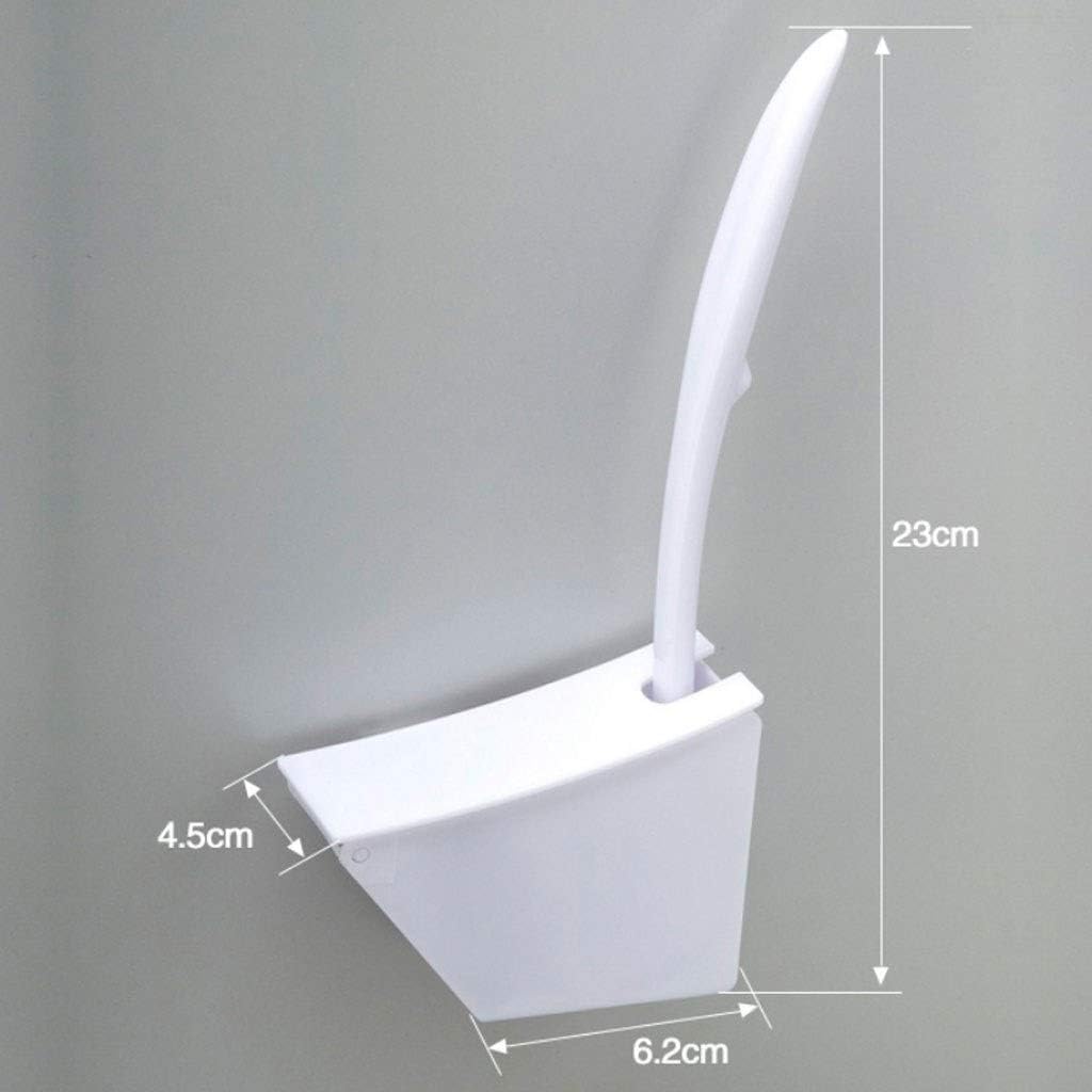 NYKK Toilet Brush with Bracket and Holder - White 23cm