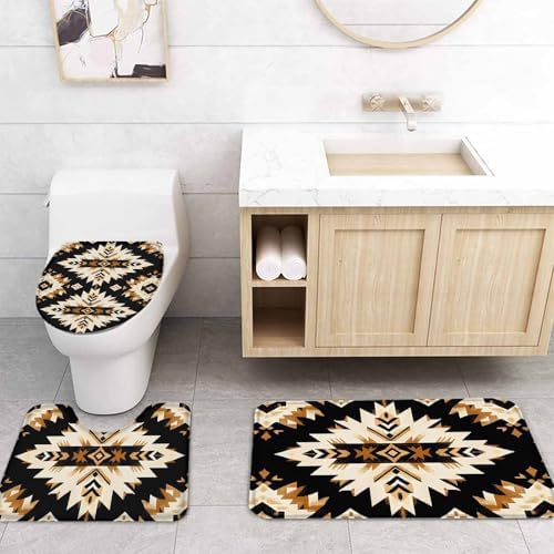 ZOE GARDEN Southwestern Aztec Bathroom Set 1