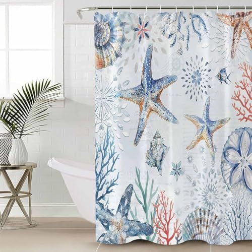 ZOE GARDEN Blue Starfish Bathroom Set 1