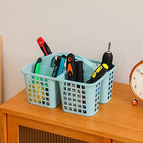 Portable Shower Caddy with 3 Compartments and Handle