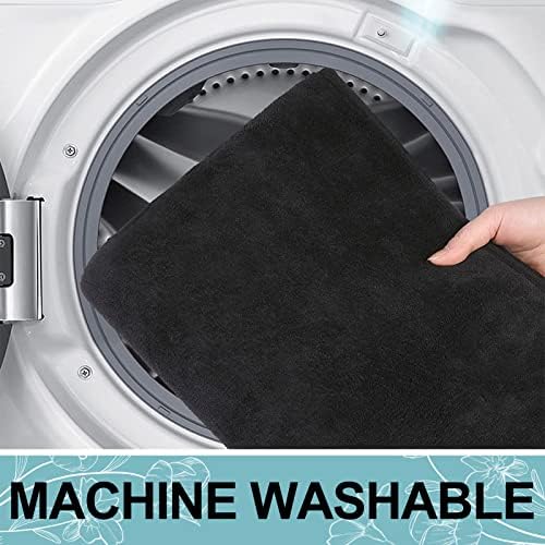 Smiry Memory Foam Bath Mat 36x24 Black