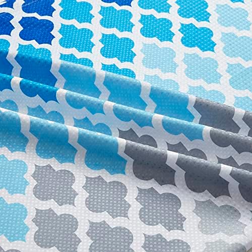 WPM Royal Blue Trellis Bathroom Combo Set