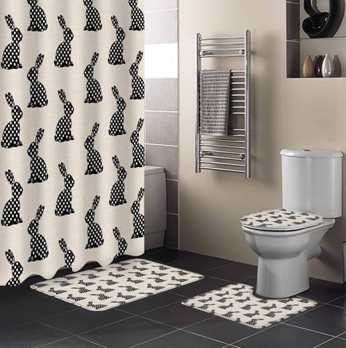 ZOE GARDEN Easter Rabbit Bathroom Set 1