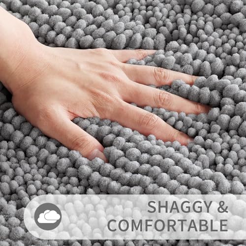Yimobra 2 Piece Washable Bath Mat Set