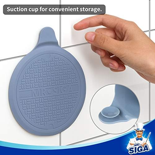 MRSIGA Silicone Drain Stopper 51 3 Pack