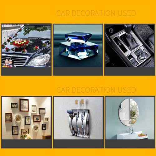 10Pcs Double-Sided Transparent Sticky Pads for Shower Caddy Mounting 1