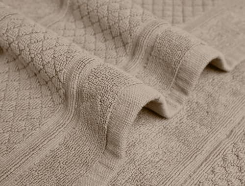 Avalon Towels Beige Bath Mat Set of 2 1