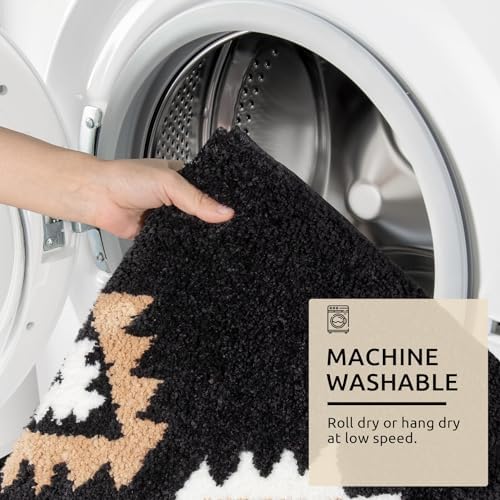 Boho Style Non-Slip Bath Mat 20x32