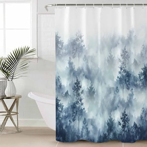 ZOE GARDEN Blue Forest Bathroom Set