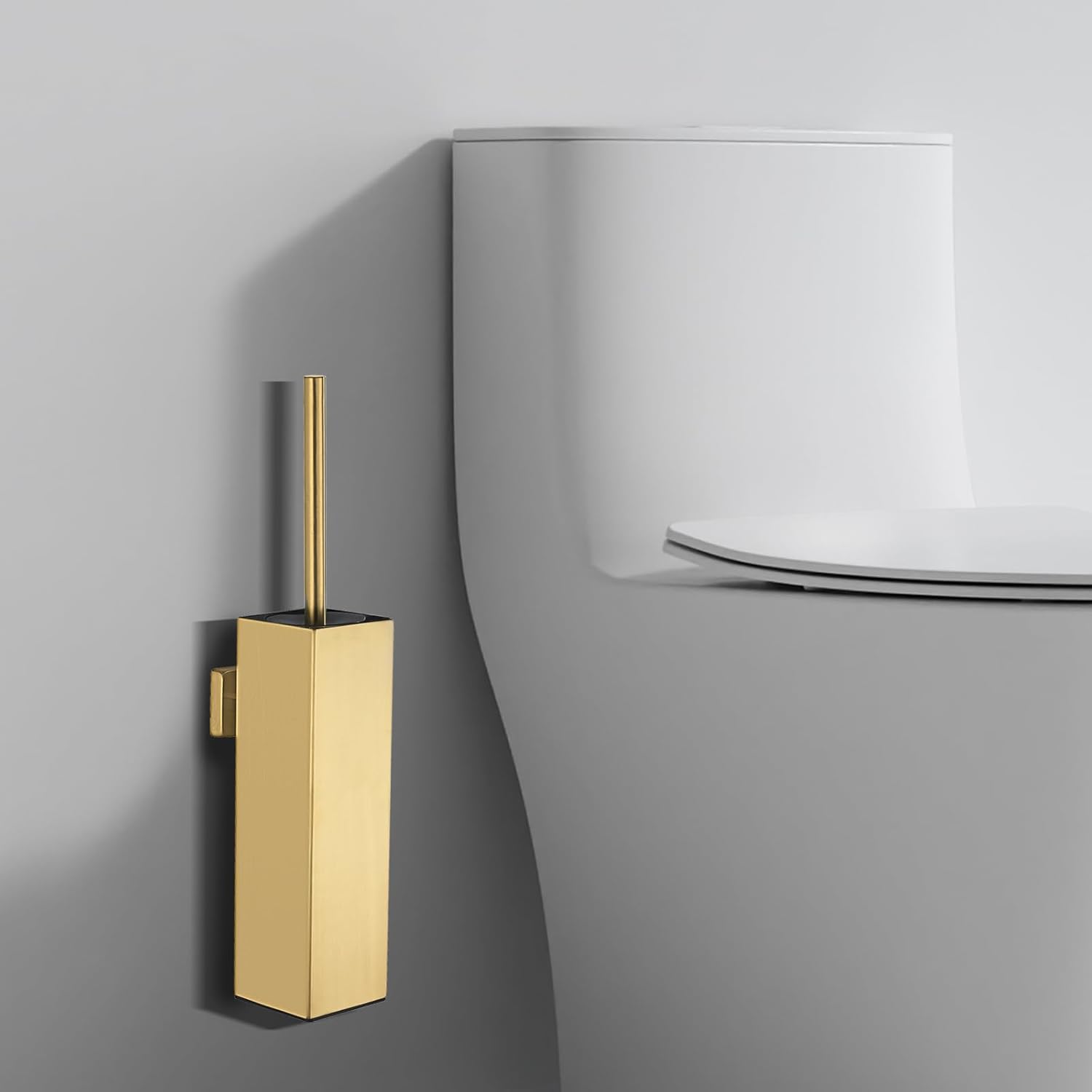 FVITA Wall Mounted Toilet Brush with Holder 1