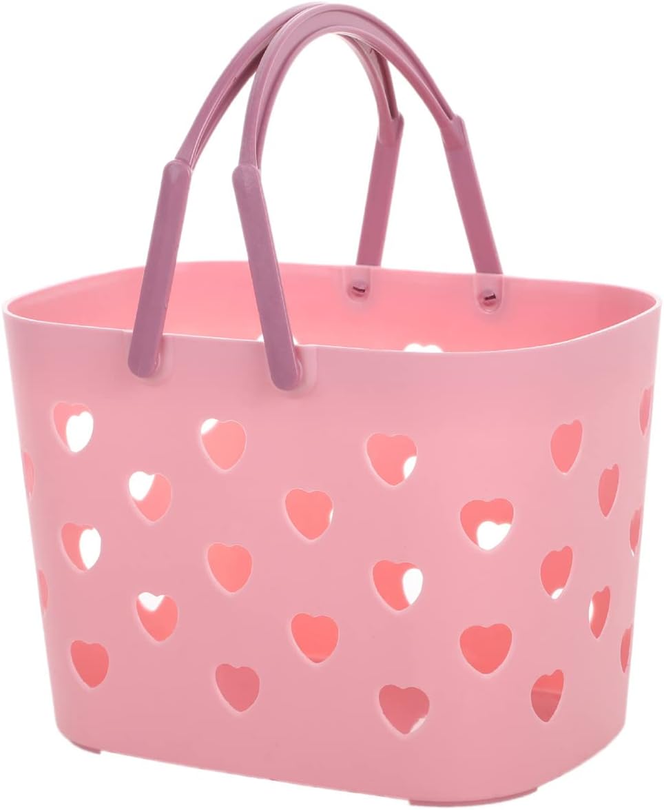 MOTUZP Portable Shower Caddy Basket Pink