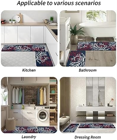2PCS Non-Slip Diatomite Bath Mat Set for Shower