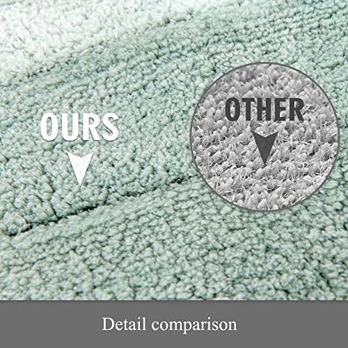 Kmson Ombre Bath Mat Green 20x32