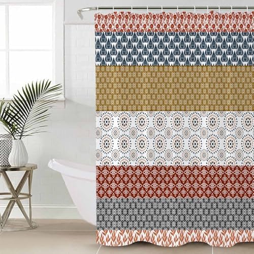 ZOE GARDEN Boho Geometric Bathroom Set