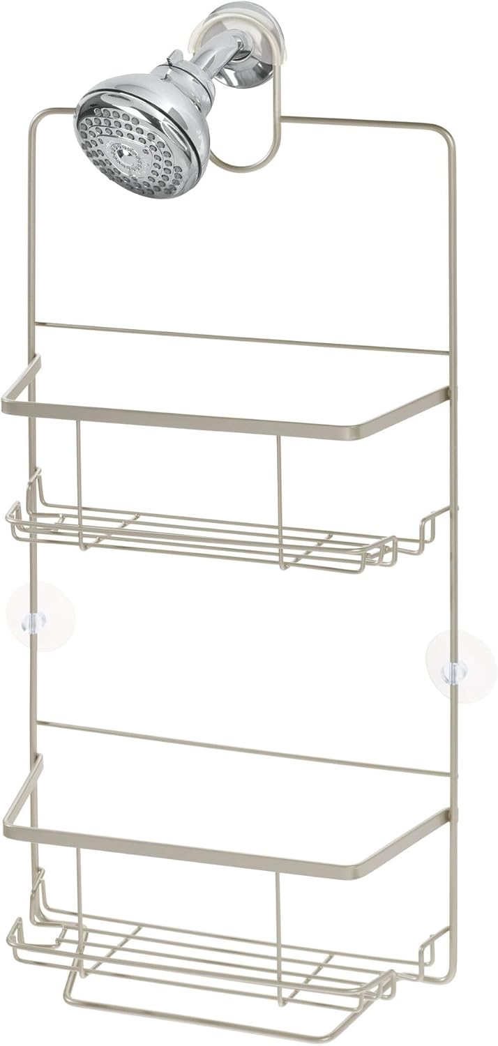 InterDesign Everett Metal Hanging Shower Caddy with Satin Finish