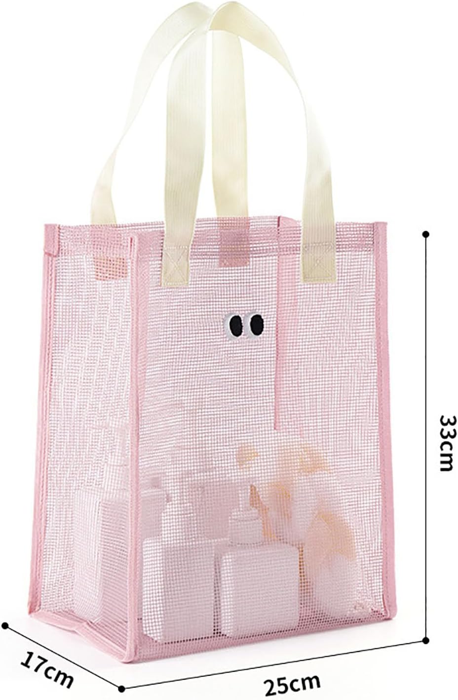 Uplory Collapsible Shower Caddy with Double Layer Mesh