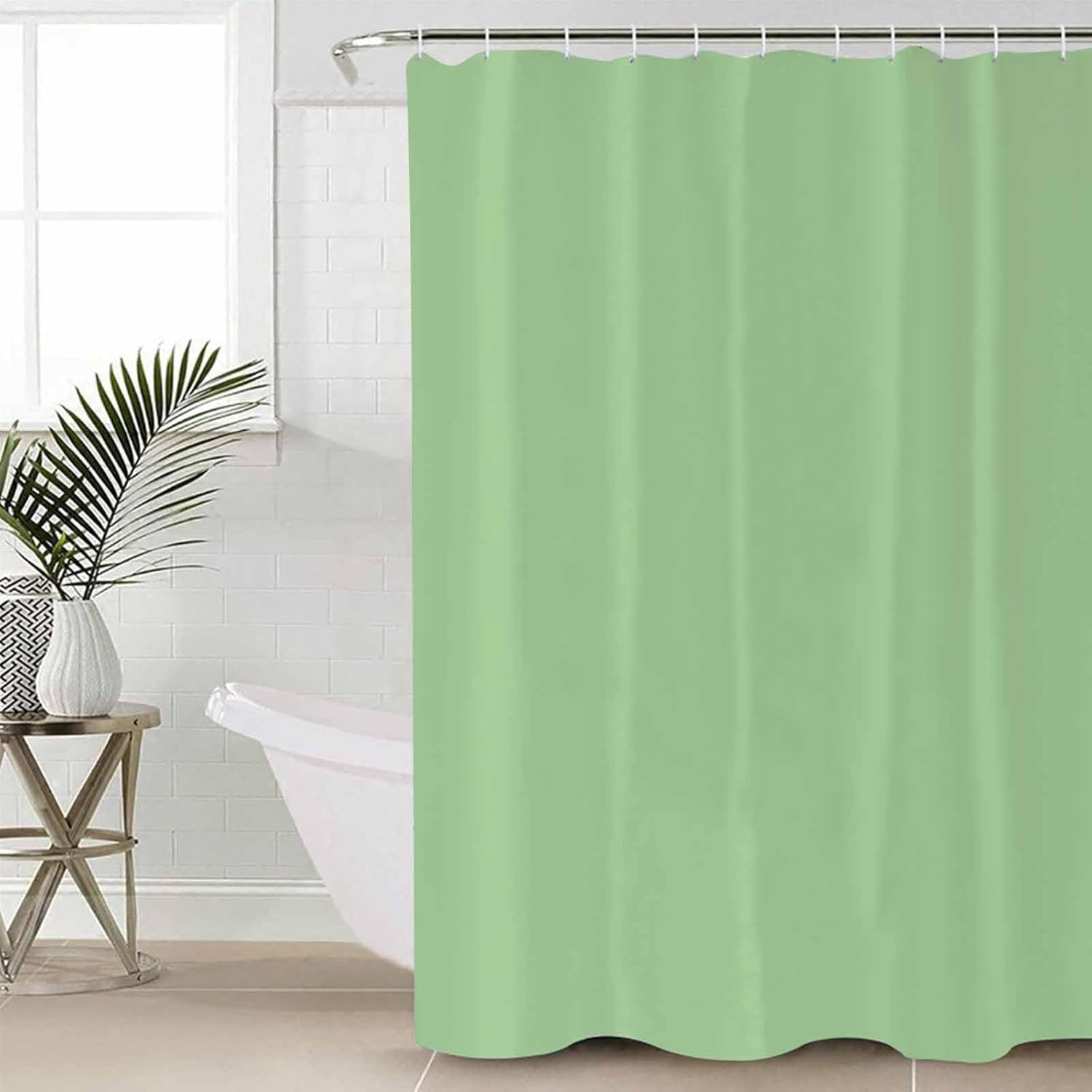 ZOE GARDEN Green Bathroom Set with Rug and Accessories