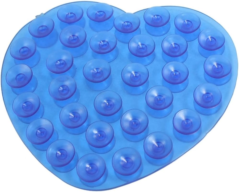 Qtqgoitem Blue Suction Cup Bathroom Holder