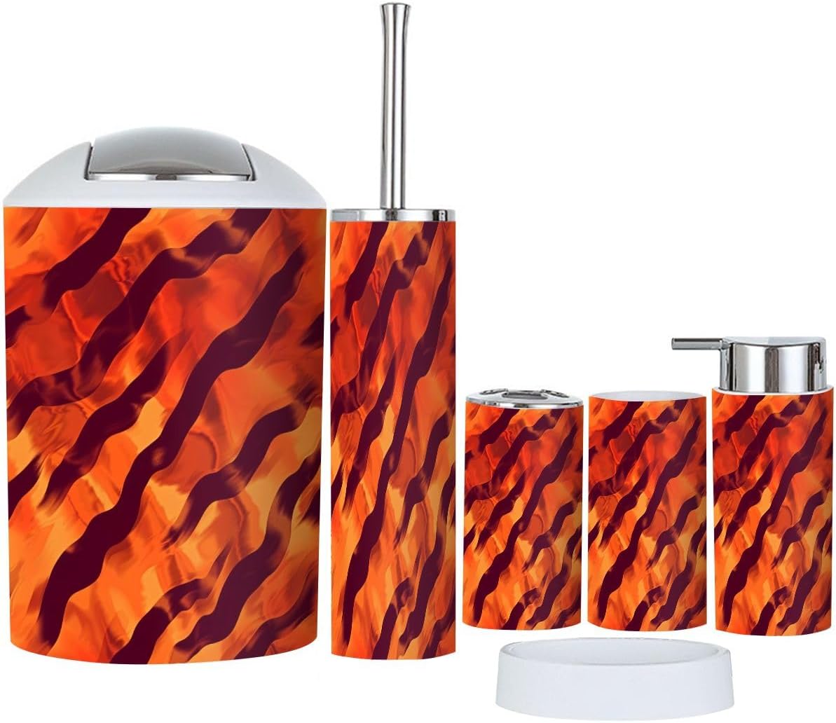 Boho Bathroom Accessories Set 6 Piece