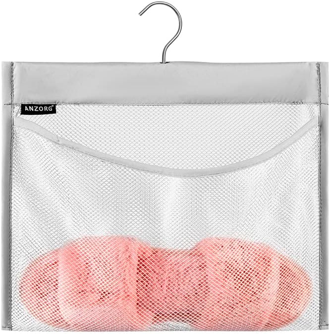 ANZORG Mesh Shower Caddy with Rotating Hanger