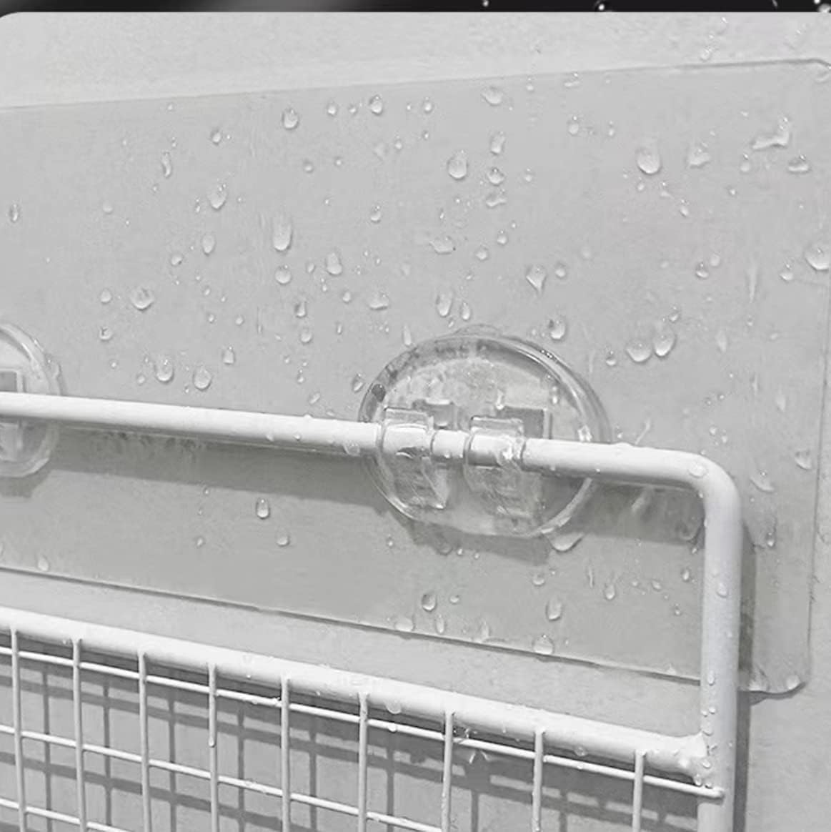 4 Pack Strong Transparent Shower Caddy Adhesive Stickers