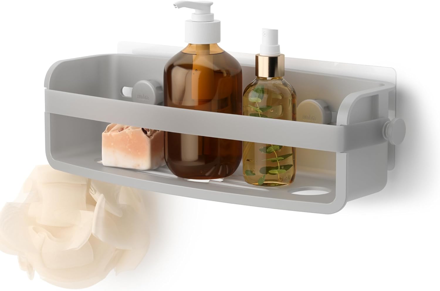 Umbra Flex Adhesive Grey Shower Caddy