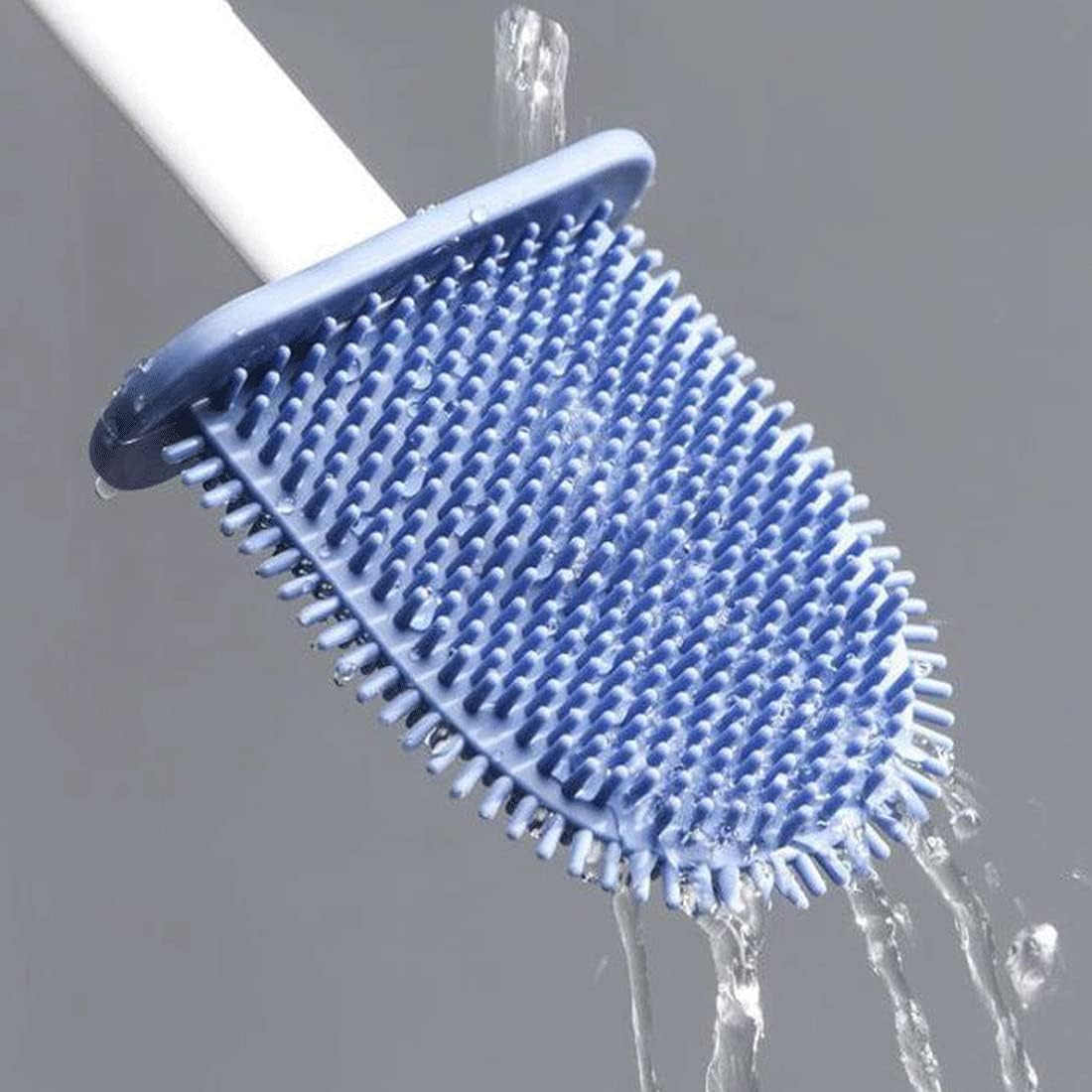 GYDMEG Toilet Brush and Holder Blue