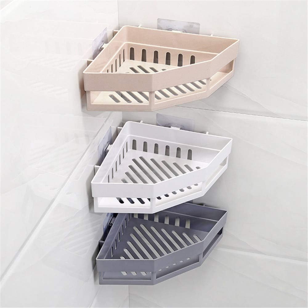 No Drill Shower Caddy with Suction Cups - White