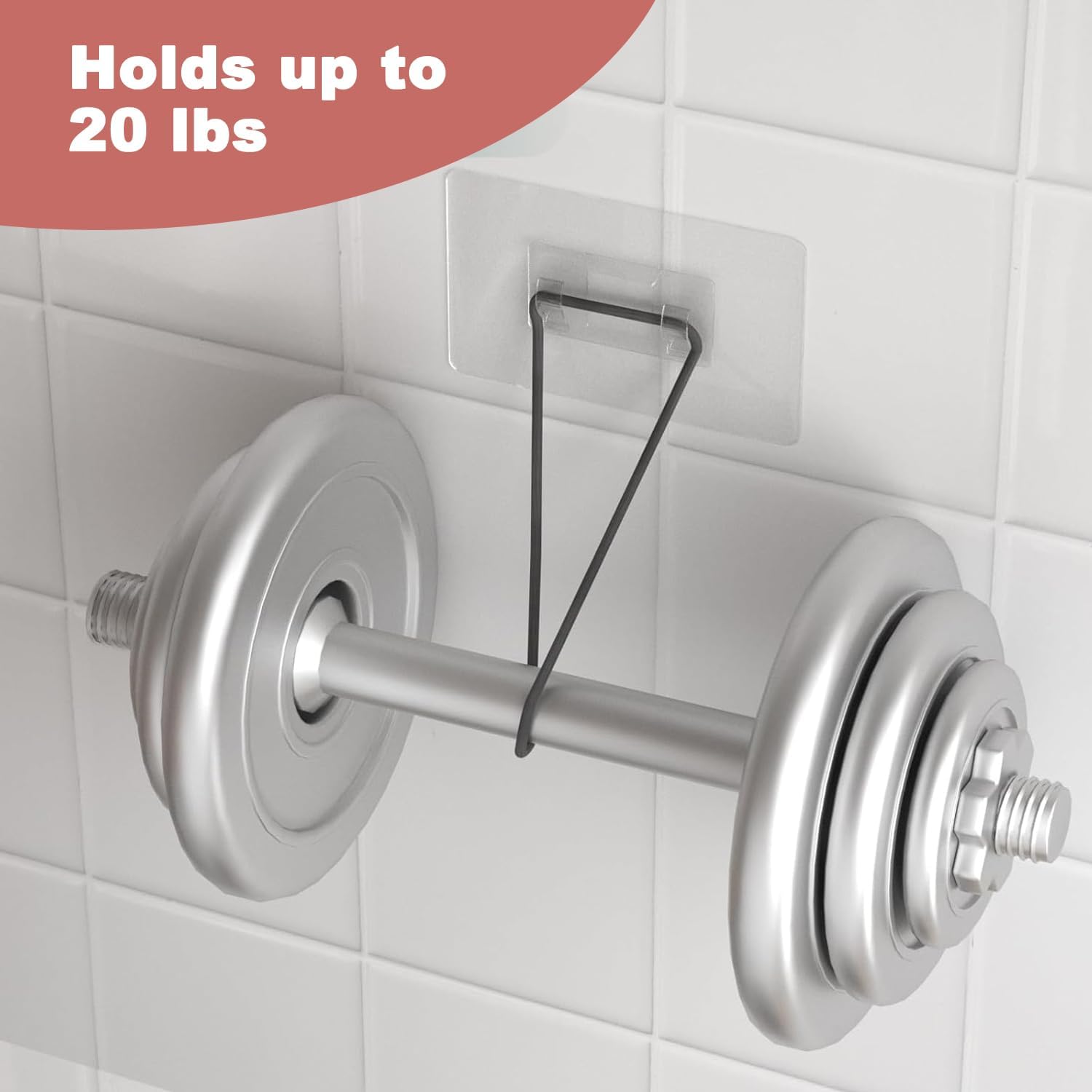 Wome Shower Sponge Holder with 2 Hooks No Drilling 1
