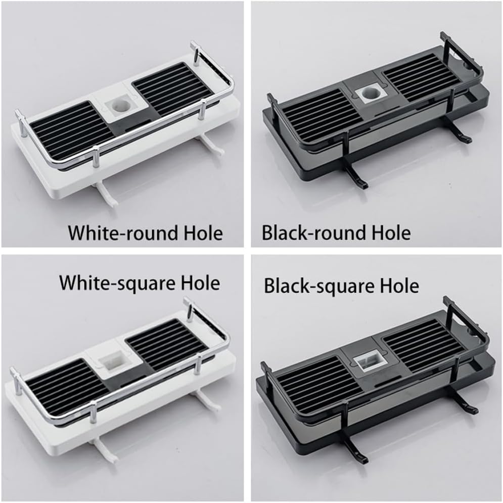 Gnozuiky Bathroom Shelf - Liftable Shower Rack with Easy Installation