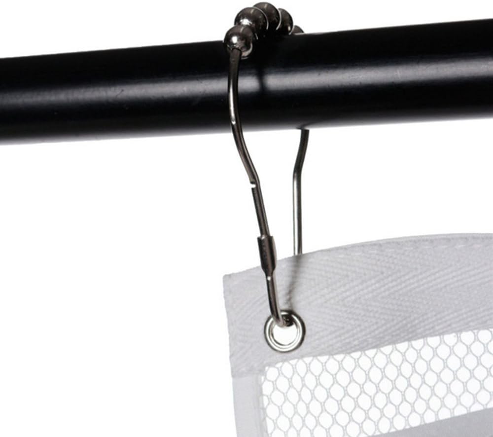 ALYER 6 Pocket Hanging Mesh Shower Caddy - White