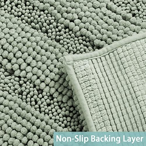 Turquoize Sage Green Bathroom Rug Runner