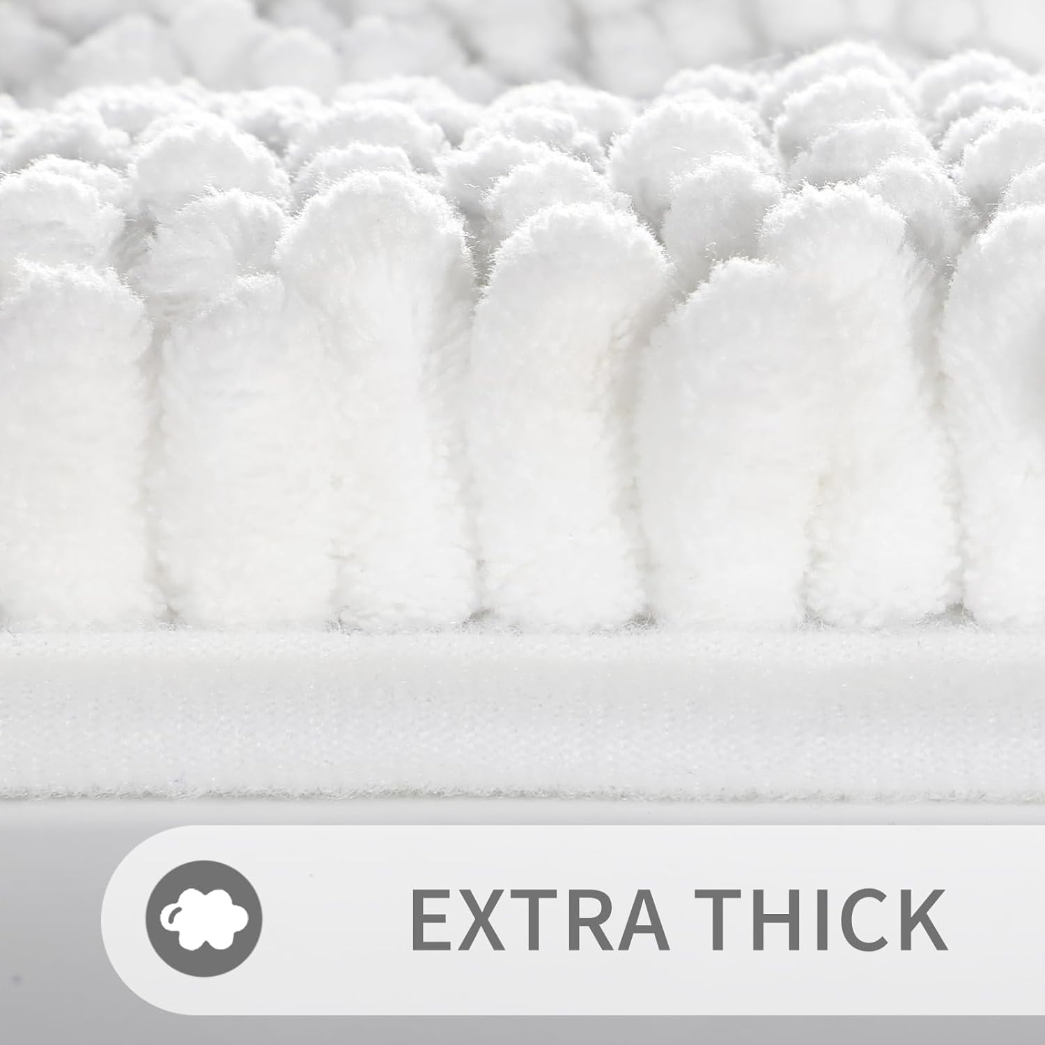 Yimobra Ultra Plush Chenille Bath Mat 24 x 17