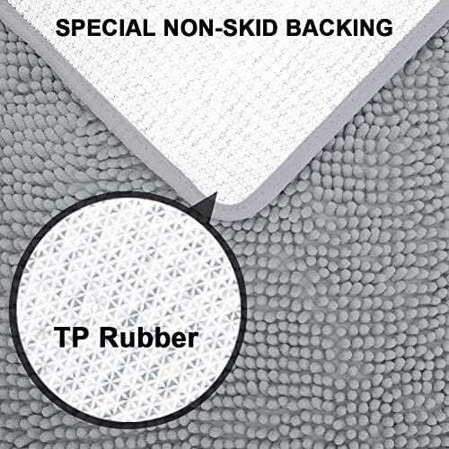 Secura Bathroom Rug 47 x 28 Inches Non-Slip Absorbent