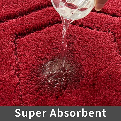 COSY HOMEER Bath Rug - Anti-Slip Soft 100 Polyester 17x27 Inches