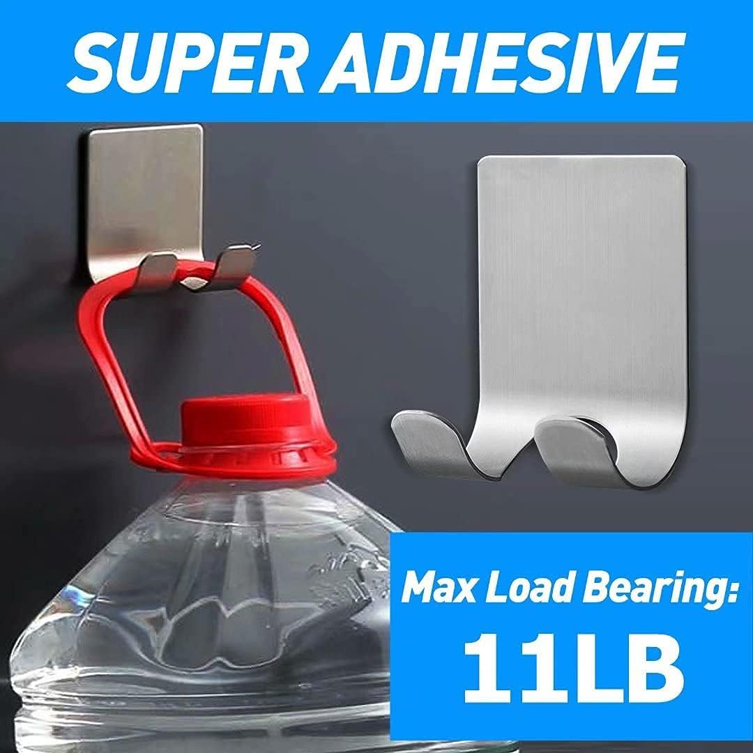Waterproof Razor Holder 6 Pack Heavy Duty Self Adhesive Hooks
