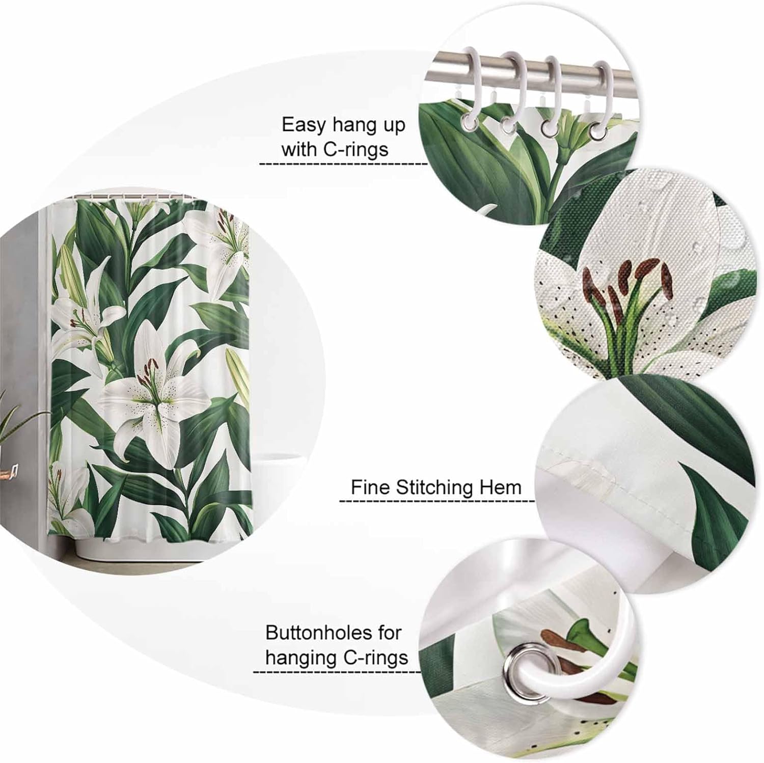 ZOE GARDEN Watercolor Flower Bath Set