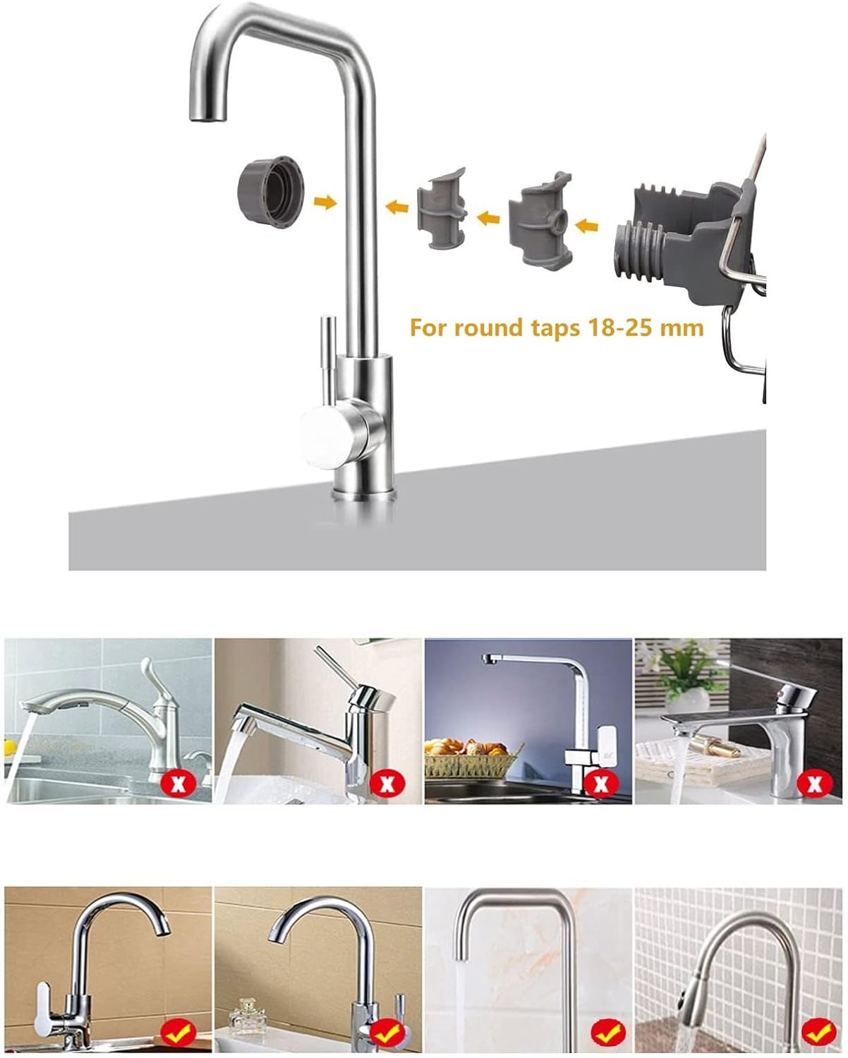 Mokife 2 Pack No Drill Shower Caddy Stainless Steel