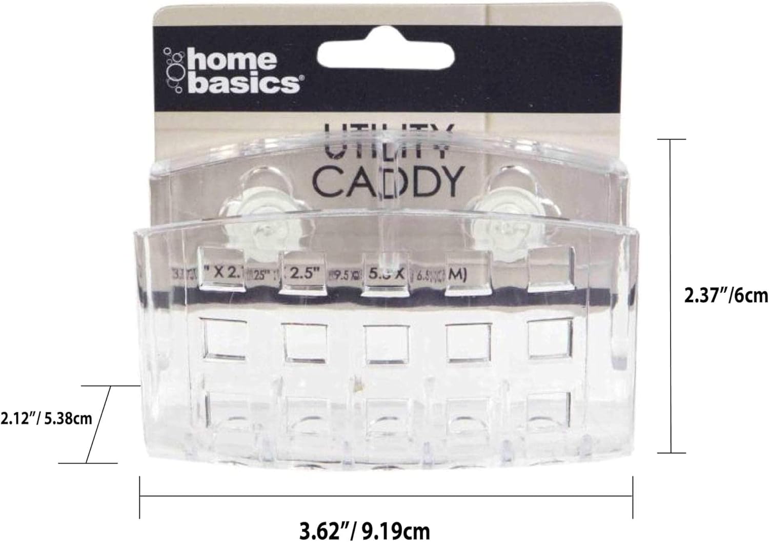 JOEYZ Small Shower Caddy with Suction Cups