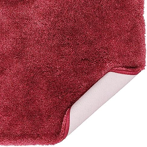 Mohawk Home Goliath Bath Mat 20 x 24 Contour Burgundy