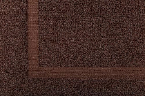 American Bath Towels 20x34 Inch Bath Mats Set of 2 Brown