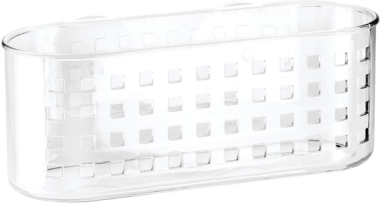 InterDesign iDesign Clear Shower Caddy with Suction Cups 1