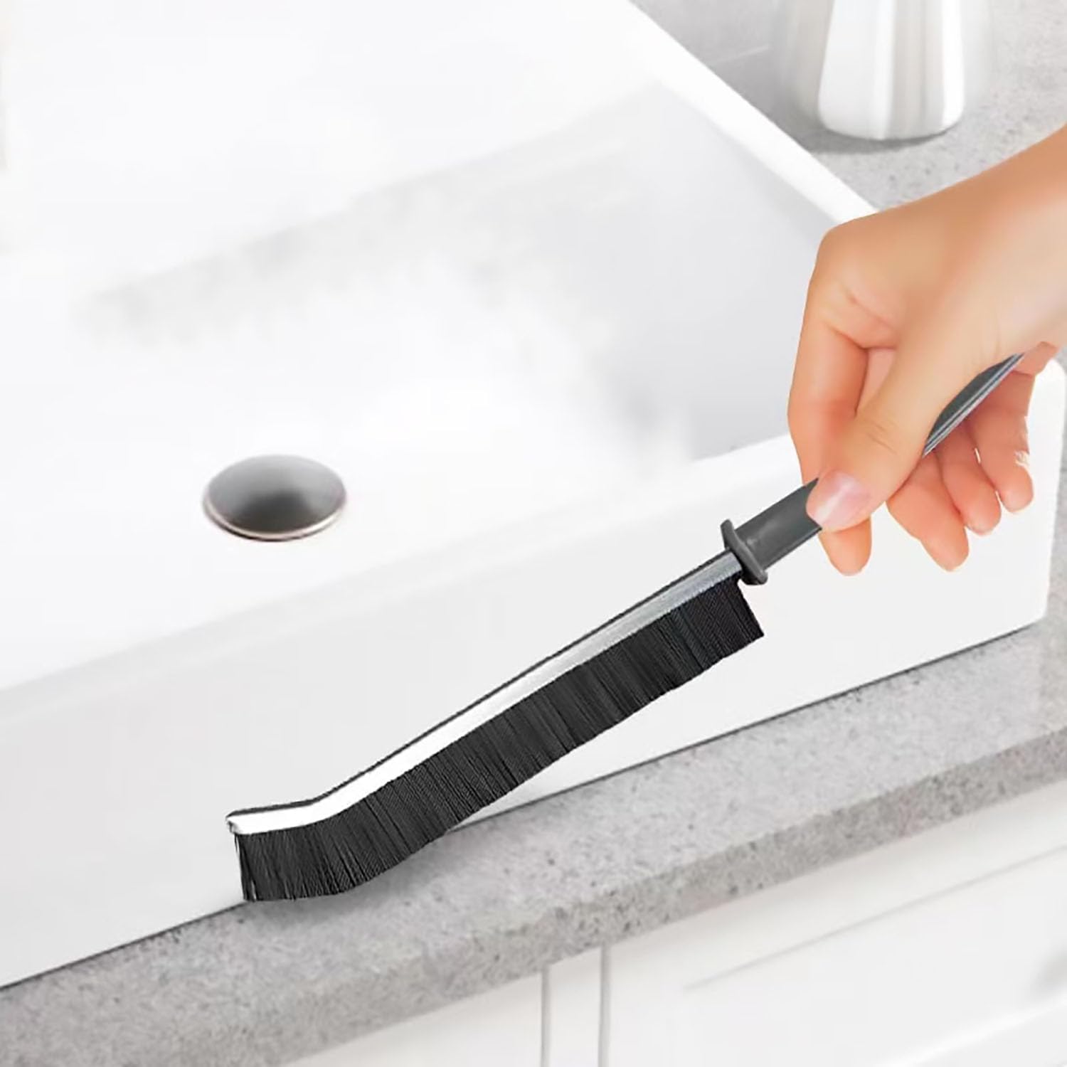 BIHAOYONG Hard Bristle Crevice Cleaning Brush for Bathroom Kitchen
