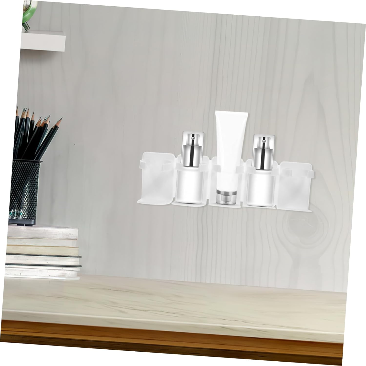 ABOOFAN Wall Mount Shower Organizer No Drilling Storage
