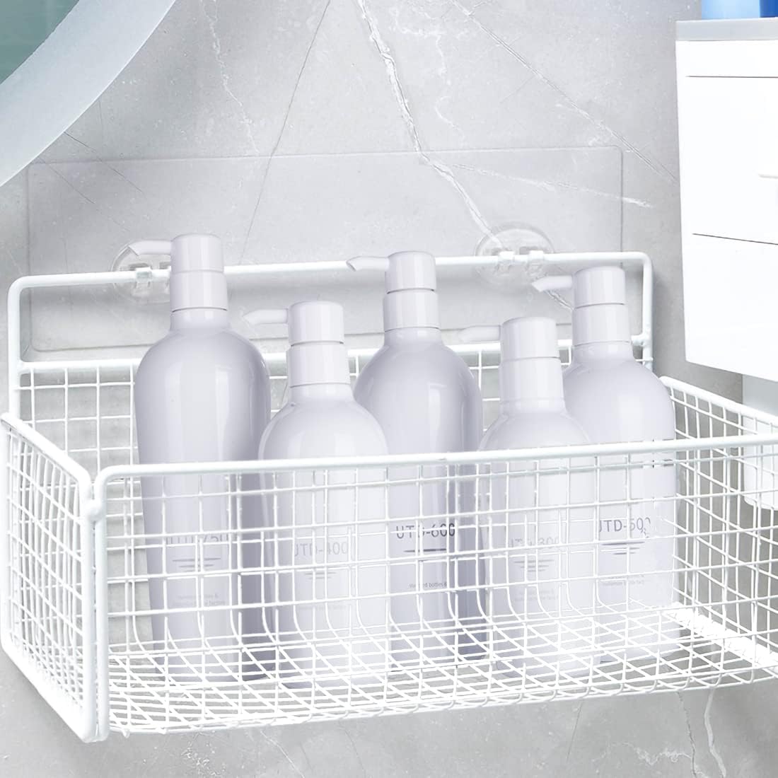 4 Pack Adhesive Hooks for Shower Caddy 2 and 3 Hooks Options