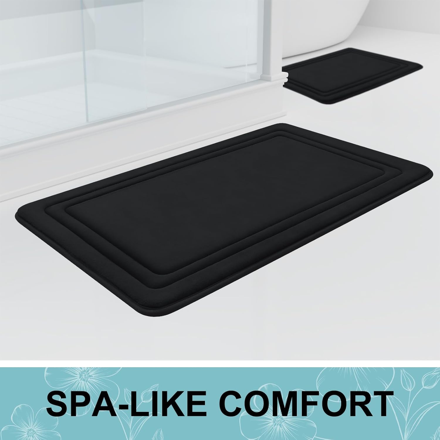 Grandaily Memory Foam Bath Mat 30x20 Ultra Soft and Non-Slip