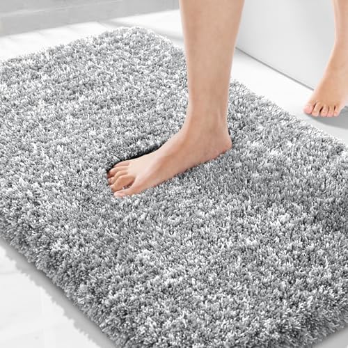 Yimobra Non Slip Bathroom Rug 36x24 Ultra Soft Microfiber Bath Mat