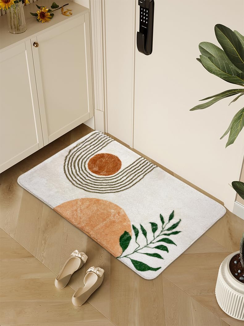 20X30 Boho Bath Rug Non-Slip Plush Mat